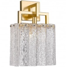 Απλίκα τοίχου 1xG9 230V Χρυσαφί με Κρύσταλλα PALACE 003064-020101